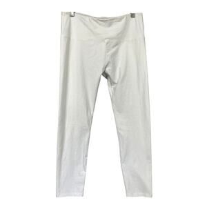 Soft Surroundings Crop Leggings Women Petite Medium White Mid Rise Pull On 30x26